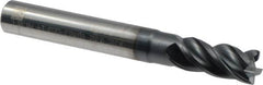 Iscar - 0.312", 4 Flute, Single End, Solid Carbide, Corner Chamfer End Mill - 2-1/2" OAL, 38° Helix, Right Hand Flute, 5/8" LOC, Right Hand Cut, 1" Extended Reach - Benchmark Tooling