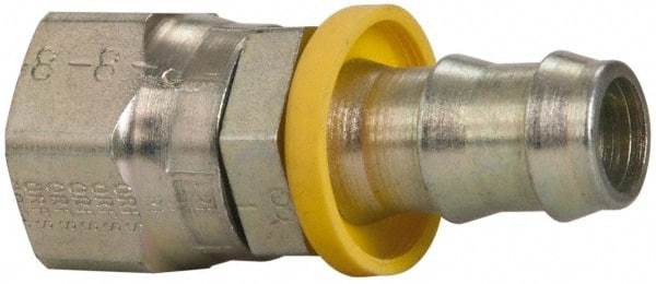 Parker - 13/16-16 SAE Steel Hydraulic Hose Female Seal-Lok Swivel Short - -8 Hose Size - Benchmark Tooling