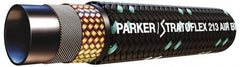 Parker - -12 Hose Size, 5/8" ID x 0.96" OD, 750 psi Work Pressure Hydraulic Hose - 350" Long Coil, 2-3/4" Radius, Synthetic Rubber, -50°F to 302°F - Benchmark Tooling