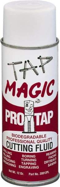 Tap Magic - Tap Magic ProTap, 12 oz Aerosol Cutting & Tapping Fluid - Semisynthetic - Benchmark Tooling