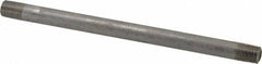 Merit Brass - Schedule 80, 1/8" Pipe x 6" Long, Grade 304/304L Stainless Steel Pipe Nipple - Seamless & Threaded - Benchmark Tooling