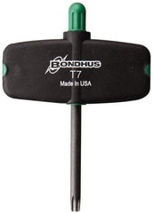 Bondhus - T7 Torx Plus Key - Wing Handle, Protanium High Torque Steel, 2" Length Under Head - Benchmark Tooling