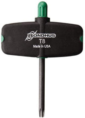 Bondhus - T8 Torx Plus Key - Wing Handle, Protanium High Torque Steel, 2" Length Under Head - Benchmark Tooling