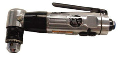 Florida Pneumatic - 3/8" Reversible Keyed Chuck - Right Angle Handle, 1,800 RPM, 6 CFM, 0.3333 hp, 90 psi - Benchmark Tooling