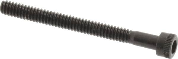 Holo-Krome - #4-40 UNC Hex Socket Drive, Socket Cap Screw - Alloy Steel, Black Oxide Finish, Partially Threaded, 1-1/4" Length Under Head - Benchmark Tooling