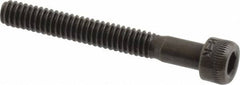 Holo-Krome - #5-40 UNC Hex Socket Drive, Socket Cap Screw - Alloy Steel, Black Oxide Finish, Partially Threaded, 1" Length Under Head - Benchmark Tooling