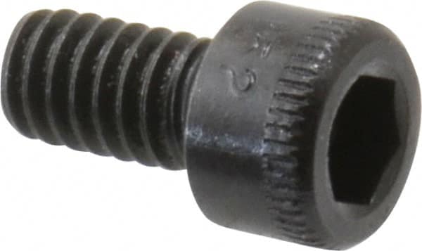 Holo-Krome - #8-32 UNC Hex Socket Drive, Socket Cap Screw - Alloy Steel, Black Oxide Finish, Fully Threaded, 5/16" Length Under Head - Benchmark Tooling