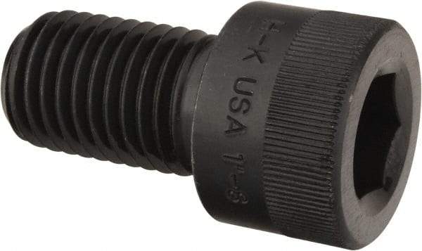 Holo-Krome - 1-8 UNC Hex Socket Drive, Socket Cap Screw - Alloy Steel, Black Oxide Finish, Fully Threaded, 1-3/4" Length Under Head - Benchmark Tooling