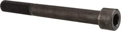 Holo-Krome - 1-8 UNC Hex Socket Drive, Socket Cap Screw - Alloy Steel, Black Oxide Finish, Partially Threaded, 9" Length Under Head - Benchmark Tooling