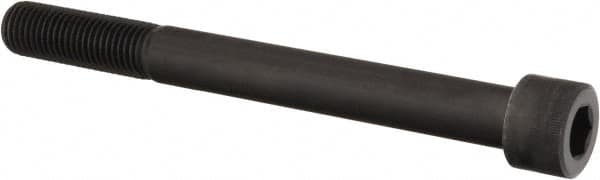 Holo-Krome - 1-8 UNC Hex Socket Drive, Socket Cap Screw - Alloy Steel, Black Oxide Finish, Partially Threaded, 10" Length Under Head - Benchmark Tooling