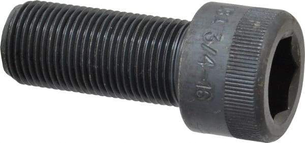 Holo-Krome - 3/4-16 UNF Hex Socket Drive, Socket Cap Screw - Alloy Steel, Black Oxide Finish, Fully Threaded, 1-3/4" Length Under Head - Benchmark Tooling