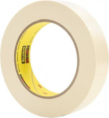 3M - 1" x 36 Yds Tan Electroplating Tape - 7.1 mil, Rubber Adhesive - Benchmark Tooling