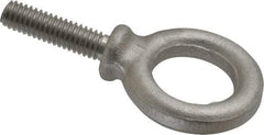 Gibraltar - 780 Lb Capacity, Stainless Steel, 5/16-18 Thread, Fixed Lifting Eye Bolt - Fully Threaded, 1-1/8" Shank, 1-1/8" Thread Length, Shoulder - Benchmark Tooling