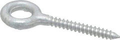 Gibraltar - 1/4, Hot Galvanized Finish, Forged Steel Forged Eye Bolt - 1-5/8" Thread Length, 1/2" ID, 2" Shank Length - Benchmark Tooling