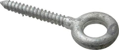 Gibraltar - 5/16, Hot Galvanized Finish, Forged Steel Forged Eye Bolt - 2" Thread Length, 5/8" ID, 2-1/4" Shank Length - Benchmark Tooling