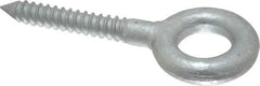 Gibraltar - 1/2, Hot Galvanized Finish, Forged Steel Forged Eye Bolt - 2-3/8" Thread Length, 1" ID, 3-1/4" Shank Length - Benchmark Tooling