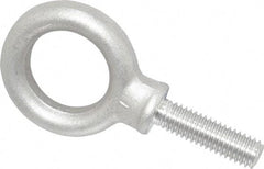 Gibraltar - 1,160 Lb Capacity, Stainless Steel, 3/8-16 Thread, Fixed Lifting Eye Bolt - Fully Threaded, 1-1/4" Shank, 1-1/4" Thread Length, Shoulder - Benchmark Tooling