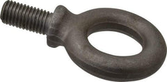 Gibraltar - 5,510 Lb Capacity, Steel, M18x2.50 Thread, Fixed Lifting Eye Bolt - Fully Threaded, 36mm Shank, 37mm Thread Length, Shoulder - Benchmark Tooling