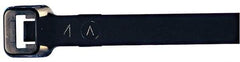 Made in USA - 48-9/16" Long Black Nylon Standard Cable Tie - 175 Lb Tensile Strength, 2.29mm Thick, 4" Max Bundle Diam - Benchmark Tooling