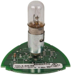 Edwards Signaling - Incandescent Lamp, Clear, Steady, Stackable Tower Light Module - 120 VAC, 0.08 Amp, IP54, IP65 Ingress Rating, 3R, 4X NEMA Rated, Panel Mount, Pipe Mount - Benchmark Tooling