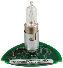 Edwards Signaling - Halogen Lamp, Clear, Steady, Stackable Tower Light Module - 120 VAC, 0.11 Amp, IP54, IP65 Ingress Rating, 3R, 4X NEMA Rated, Panel Mount, Pipe Mount - Benchmark Tooling