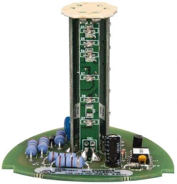 Edwards Signaling - LED Lamp, Amber, Flashing, Stackable Tower Light Module - 120 VAC, 0.02 Amp, IP54, IP65 Ingress Rating, 3R, 4X NEMA Rated, Panel Mount, Pipe Mount - Benchmark Tooling