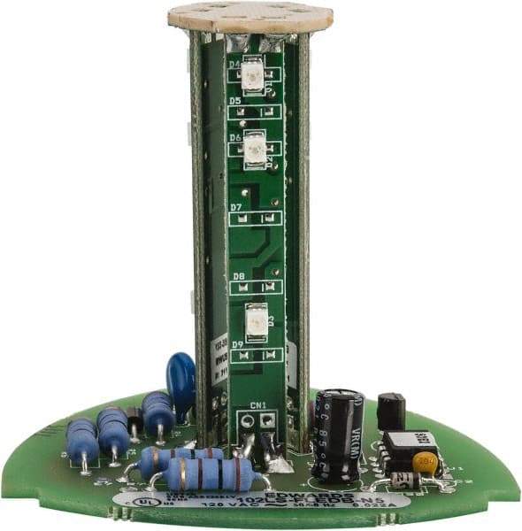 Edwards Signaling - LED Lamp, Blue, Flashing, Stackable Tower Light Module - 120 VAC, 0.02 Amp, IP54, IP65 Ingress Rating, 3R, 4X NEMA Rated, Panel Mount, Pipe Mount - Benchmark Tooling