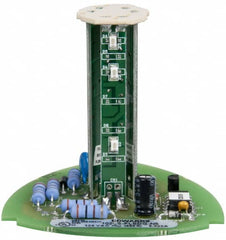 Edwards Signaling - LED Lamp, Green, Flashing, Stackable Tower Light Module - 120 VAC, 0.02 Amp, IP54, IP65 Ingress Rating, 3R, 4X NEMA Rated, Panel Mount, Pipe Mount - Benchmark Tooling