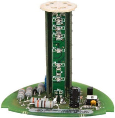 Edwards Signaling - LED Lamp, Red, Flashing, Stackable Tower Light Module - 24 VDC, 0.06 Amp, IP54, IP65 Ingress Rating, 3R, 4X NEMA Rated, Panel Mount, Pipe Mount - Benchmark Tooling