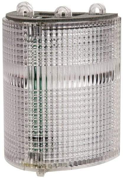 Edwards Signaling - Clear, Panel and Pipe Mount, Visible Signal Replacement Lens Housing - 3R, 4X NEMA Rated, For Use with 102 Series Stacklights - Benchmark Tooling