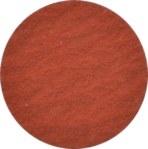 3M - 1" Disc Diam, 120 Grit, Ceramic Quick Change Disc - Type R Attaching System, Coated, Orange, Fine Grade, 30,000 RPM, 777F Series - Benchmark Tooling