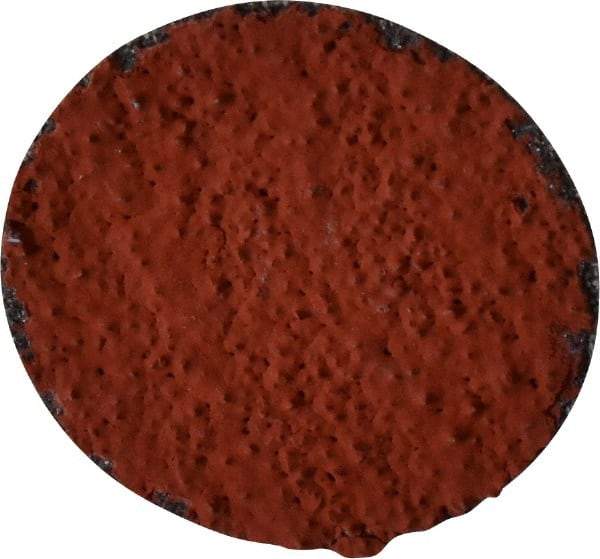 3M - 1-1/2" Disc Diam, 36 Grit, Ceramic Quick Change Disc - Type R Attaching System, Coated, Orange, Very Coarse Grade, 30,000 RPM, 777F Series - Benchmark Tooling