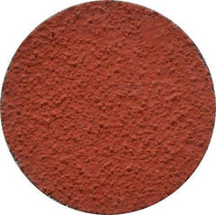3M - 1-1/2" Disc Diam, 80 Grit, Ceramic Quick Change Disc - Type R Attaching System, Coated, Orange, Medium Grade, 30,000 RPM, 777F Series - Benchmark Tooling