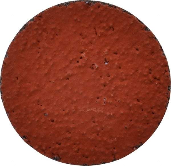 3M - 2" Disc Diam, 36 Grit, Ceramic Quick Change Disc - Type S Attaching System, Coated, Orange, Very Coarse Grade, 25,000 RPM, 777F Series - Benchmark Tooling