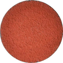 3M - 2" Disc Diam, 50 Grit, Ceramic Quick Change Disc - Type S Attaching System, Coated, Orange, Coarse Grade, 25,000 RPM, 777F Series - Benchmark Tooling