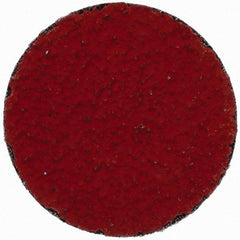 3M - 2" Disc Diam, 36 Grit, Ceramic Quick Change Disc - Type P Attaching System, Coated, Orange, Very Coarse Grade, 25,000 RPM, 777F Series - Benchmark Tooling