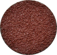 3M - 1-1/2" Disc Diam, 36 Grit, Ceramic Quick Change Disc - Type R Attaching System, Coated, Brown, Very Coarse Grade, 30,000 RPM, 963G Series - Benchmark Tooling