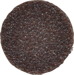 3M - 1" Disc Diam, 36 Grit, Aluminum Oxide Quick Change Disc - Type R Attaching System, Coated, Brown, Very Coarse Grade, 30,000 RPM, 361F Series - Benchmark Tooling