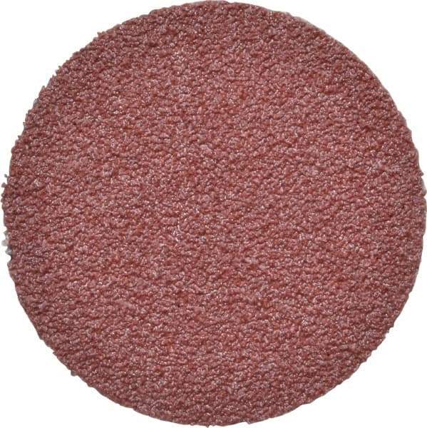 3M - 1" Disc Diam, 120 Grit, Aluminum Oxide Quick Change Disc - Type R Attaching System, Coated, Brown, Fine Grade, 30,000 RPM, 361F Series - Benchmark Tooling