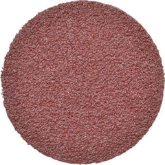 3M - 1" Disc Diam, 120 Grit, Aluminum Oxide Quick Change Disc - Type R Attaching System, Coated, Brown, Fine Grade, 30,000 RPM, 361F Series - Benchmark Tooling