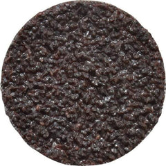 3M - 1-1/2" Disc Diam, 24 Grit, Aluminum Oxide Quick Change Disc - Type R Attaching System, Coated, Brown, Very Coarse Grade, 30,000 RPM, 361F Series - Benchmark Tooling