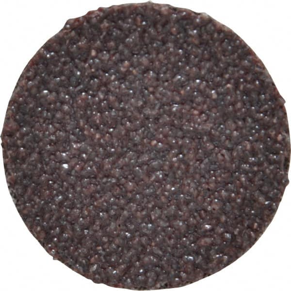 3M - 1-1/2" Disc Diam, 36 Grit, Aluminum Oxide Quick Change Disc - Type R Attaching System, Coated, Brown, Very Coarse Grade, 30,000 RPM, 361F Series - Benchmark Tooling