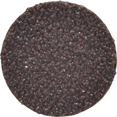 3M - 1-1/2" Disc Diam, 36 Grit, Aluminum Oxide Quick Change Disc - Type R Attaching System, Coated, Brown, Very Coarse Grade, 30,000 RPM, 361F Series - Benchmark Tooling