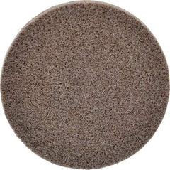 3M - 3" Disc Diam, Aluminum Oxide Quick Change Disc - Type R Attaching System, Nonwoven, Tan, Medium Grade, 15,100 RPM - Benchmark Tooling