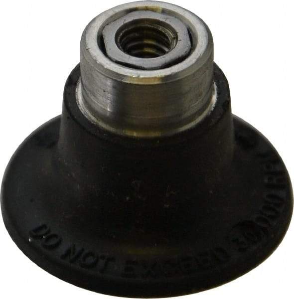 3M - 1-1/2" Diam Quick-Change Type R Disc Backing Pad - Medium Density, 30,000 RPM, Roloc TR Compatible - Benchmark Tooling