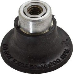 3M - 1-1/2" Diam Quick-Change Type R Disc Backing Pad - Soft Density, 30,000 RPM, Roloc TR Compatible - Benchmark Tooling