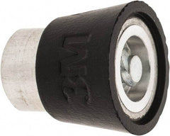 3M - 1" Diam Quick-Change Type S Disc Backing Pad - Medium Density, 30,000 RPM, Roloc TS Compatible - Benchmark Tooling