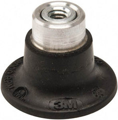 3M - 1-1/2" Diam Quick-Change Type S Disc Backing Pad - Medium Density, 30,000 RPM, Roloc TS Compatible - Benchmark Tooling