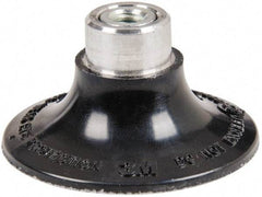 3M - 2" Diam Hard Backing Pad - 1/4-20 Thread & 25000 Max RPM, for Deburring Wheels - Benchmark Tooling