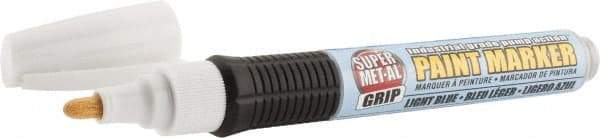 Super Met-Al - Light Blue Paint Marker - Fiber Tip, Oil Based - Benchmark Tooling